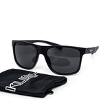 12 Pack: Kush Metallic Logo Rebel with Pouch Wholesale Sunglasses