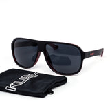 12 Pack: Kush Matte Finish Aviator Wholesale Sunglasses with Pouch