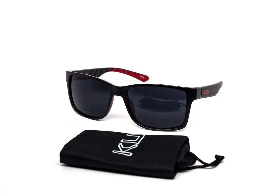 12 Pack: Kush Slim Metallic Logo Wholesale Sunglasses