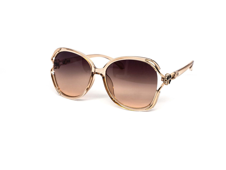 12 Pack: Premium Oversized Rhinestone Lucky Charm Wholesale Sunglasses