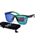 12 Pack: Rimless Kush Color Mirror Monoblock Wholesale Sunglasses