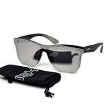 12 Pack: Rimless Kush Color Mirror Monoblock Wholesale Sunglasses