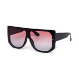 12 Pack: Oversized Chunky Flat-top Duotone Wholesale Sunglasses
