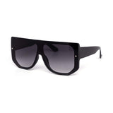 12 Pack: Oversized Chunky Flat-top Duotone Wholesale Sunglasses