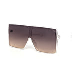 12 Pack: Oversized Square Duo-tone Gradient Rimless Wholesale Sunglasses