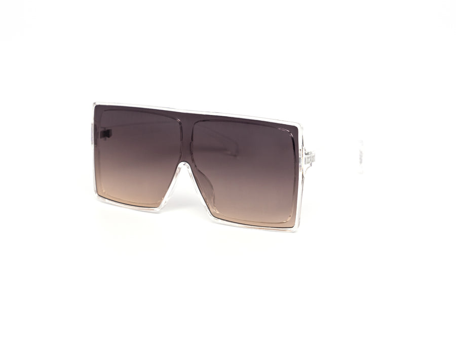12 Pack: Oversized Square Duo-tone Gradient Rimless Wholesale Sunglasses