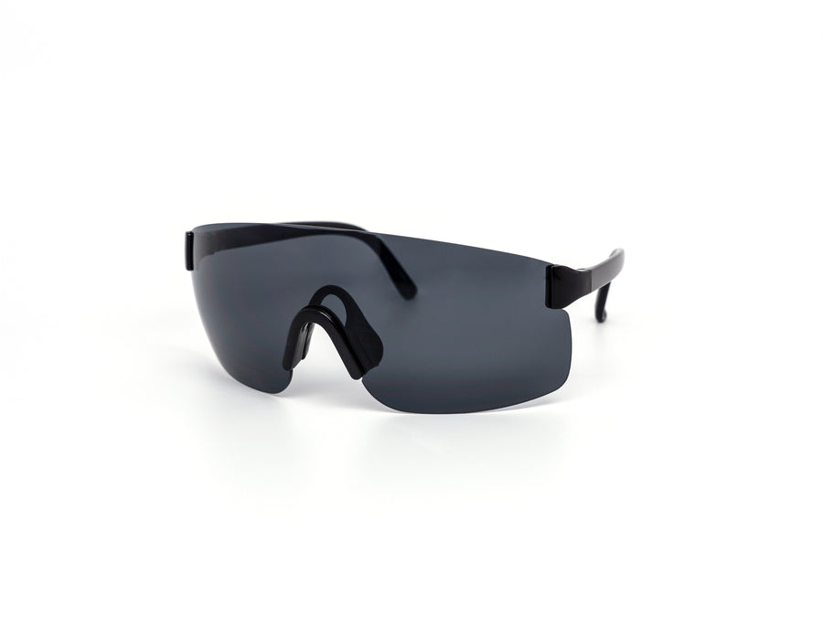 12 Pack: Rimless Sports Neon Burnt Mirror Wholesale Sunglasses