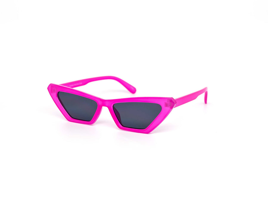 12 Pack: Neon Flat Super Cateye Wholesale Sunglasses