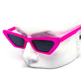 12 Pack: Neon Flat Super Cateye Wholesale Sunglasses