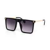 12 Pack: Retro Square Flat-top Drip Wholesale Sunglasses