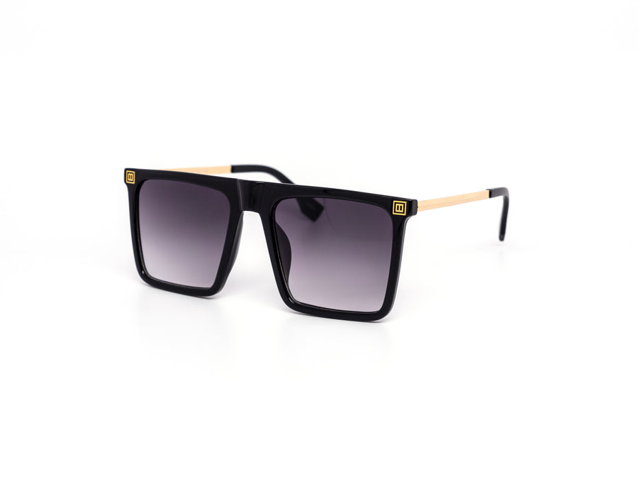 12 Pack: Retro Square Flat-top Drip Wholesale Sunglasses