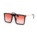 12 Pack: Retro Square Flat-top Drip Wholesale Sunglasses