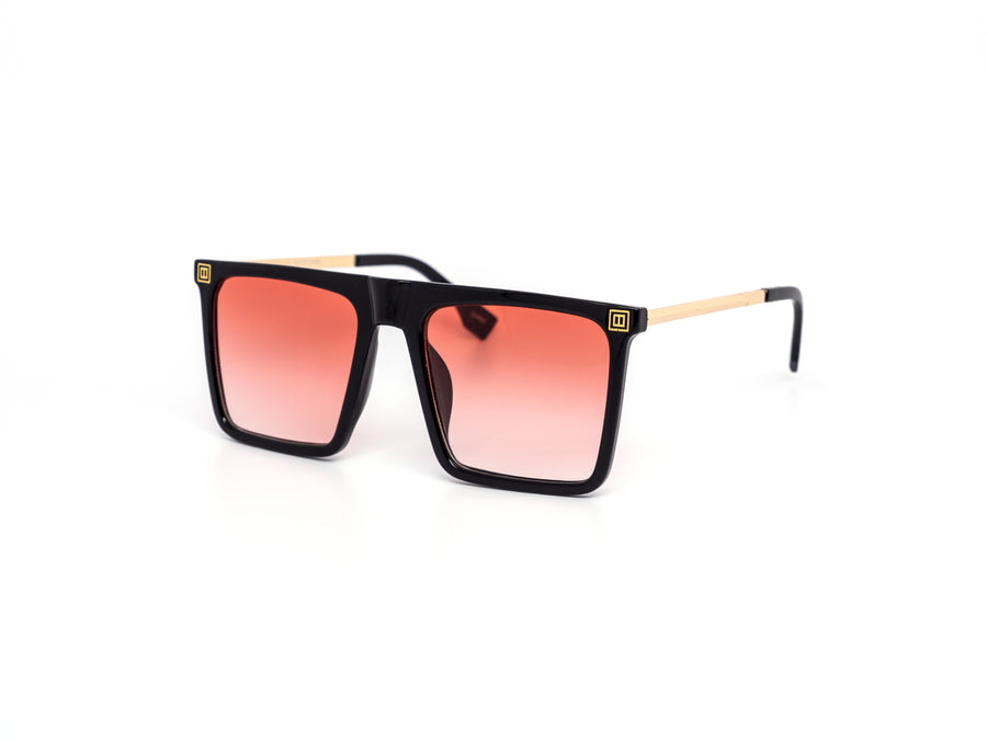 12 Pack: Retro Square Flat-top Drip Wholesale Sunglasses