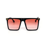 12 Pack: Retro Square Flat-top Drip Wholesale Sunglasses