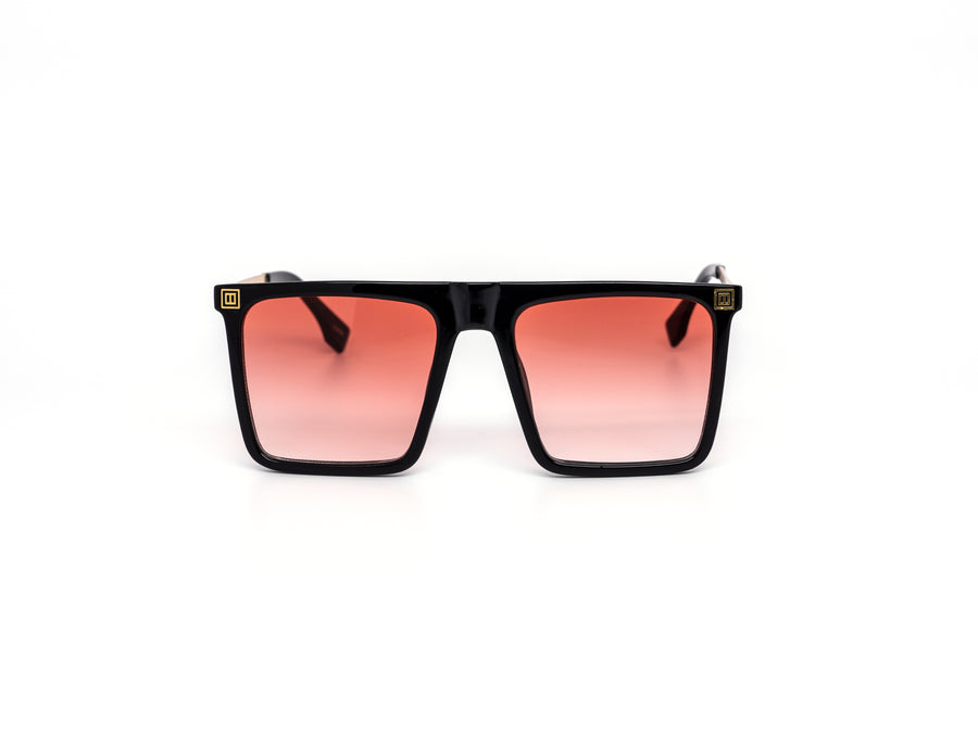 12 Pack: Retro Square Flat-top Drip Wholesale Sunglasses