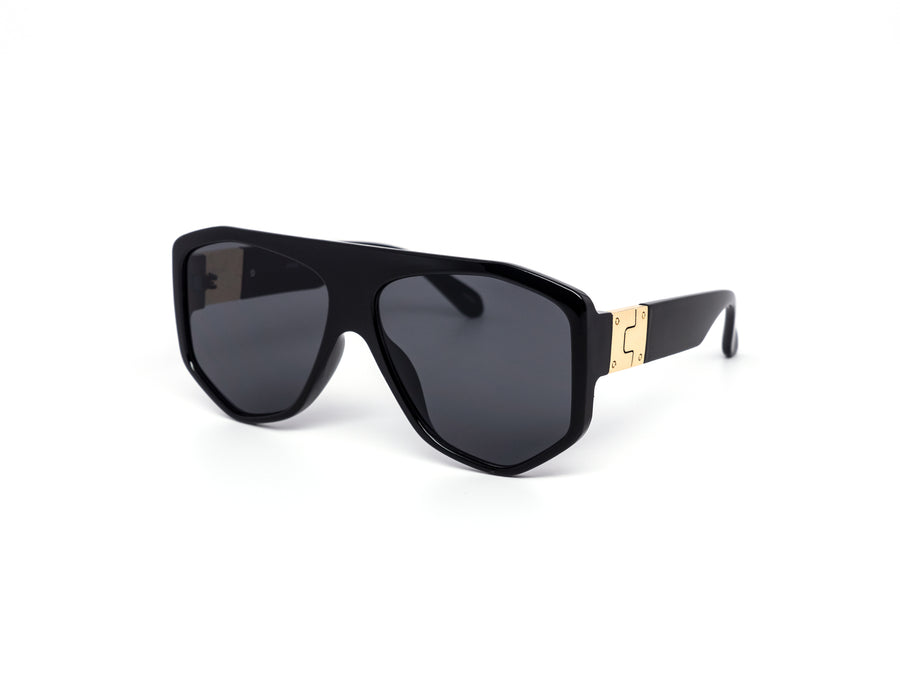 12 Pack: Thick Angular Aviator Gradient Wholesale Sunglasses