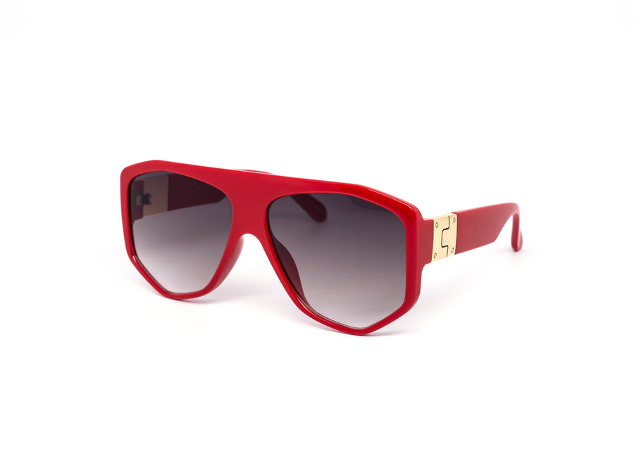 12 Pack: Thick Angular Aviator Gradient Wholesale Sunglasses