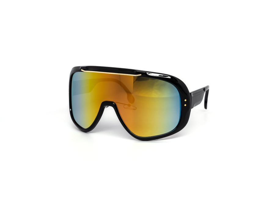 12 Pack: Oversized Goggle Fit Shield Wholesale Sunglasses