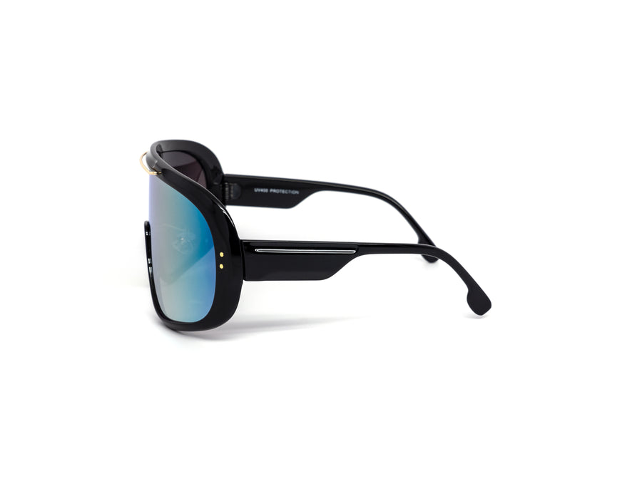 12 Pack: Oversized Goggle Fit Shield Wholesale Sunglasses