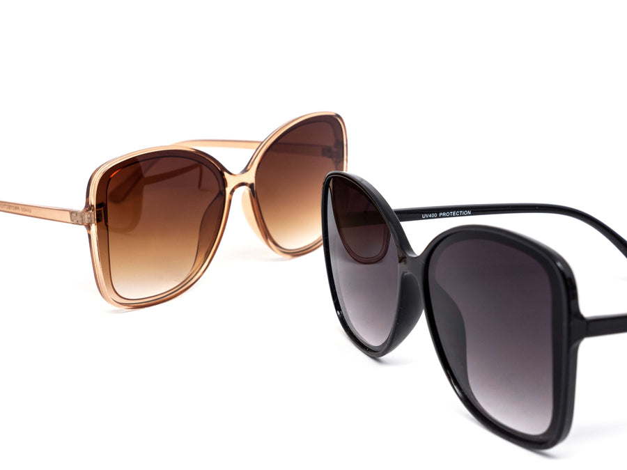 12 Pack: Eccentric Oversized Seamless Gradient Wholesale Sunglasses