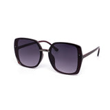12 Pack: Minimalist Sleek Gold Corner Accented Gradient Wholesale Sunglasses