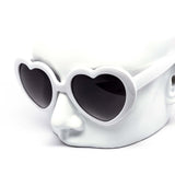 12 Pack: Bubble Heart Gradient Wholesale Sunglasses