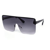 12 Pack: Eccentric Oversized Flat Duo-tone Wholesale Sunglasses