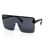 12 Pack: Eccentric Oversized Flat Duo-tone Wholesale Sunglasses