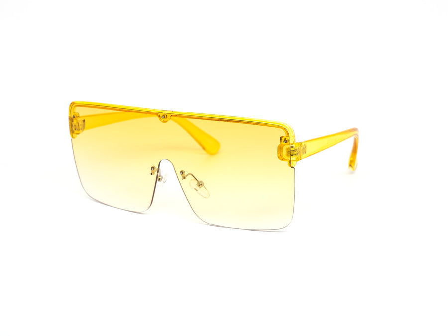 12 Pack: Eccentric Oversized Flat Color Gradient Wholesale Sunglasses