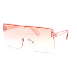 12 Pack: Eccentric Oversized Flat Color Gradient Wholesale Sunglasses