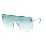 12 Pack: Eccentric Oversized Flat Color Gradient Wholesale Sunglasses