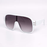 12 Pack: Oversized Big Boss Aviator Mirror Gradient Wholesale Sunglasses