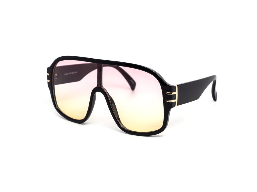 12 Pack: Oversized Big Boss Aviator Duo-tone Wholesale Sunglasses