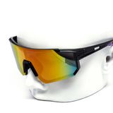 12 Pack: Destiny Performance Sports Shield Burnt Mirror Wholesale Sunglasses