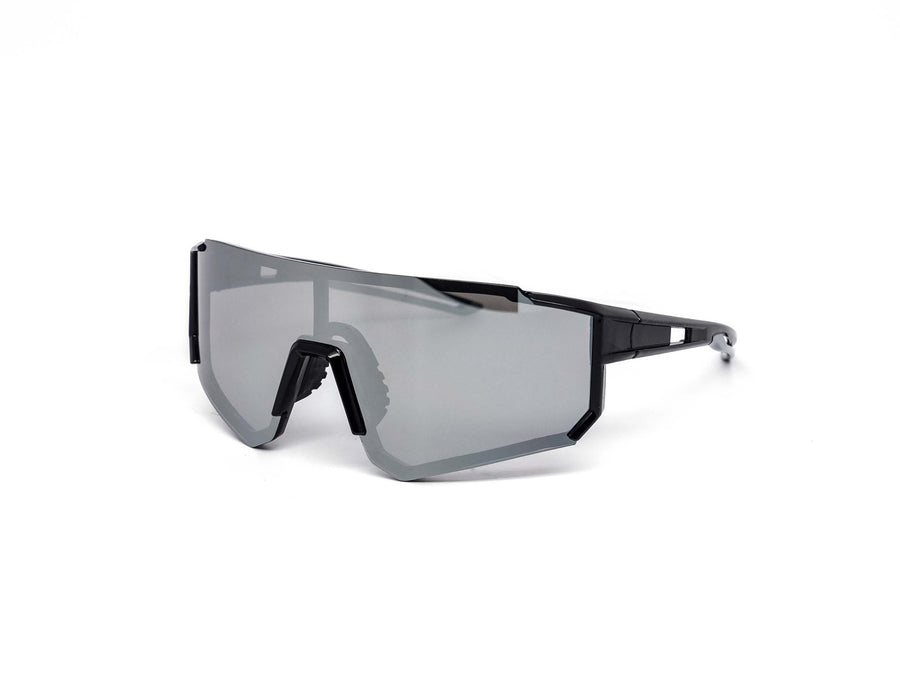 12 Pack: Destiny Performance Sports Shield Burnt Mirror Wholesale Sunglasses