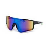 12 Pack: Destiny Performance Sports Shield Burnt Mirror Wholesale Sunglasses