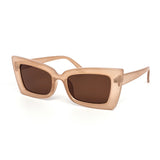 12 Pack: Modern Minimalist Angled Cateye Wholesale Sunglasses