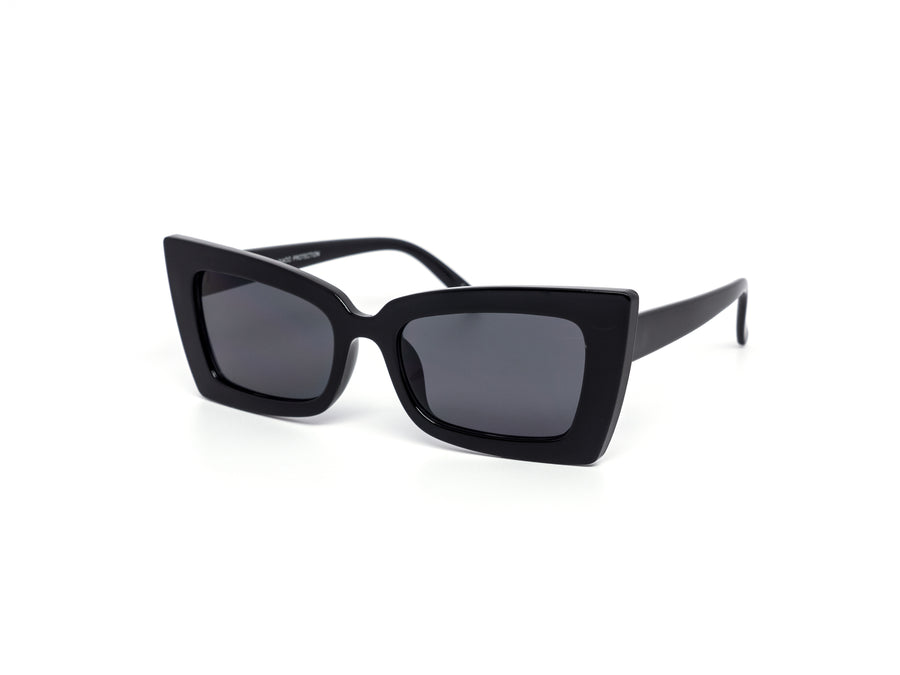 12 Pack: Modern Minimalist Angled Cateye Wholesale Sunglasses