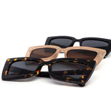 12 Pack: Modern Minimalist Angled Cateye Wholesale Sunglasses