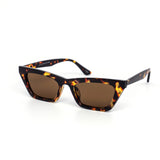 12 Pack: Modern Minimalist Petite Flat Cateye Wholesale Sunglasses