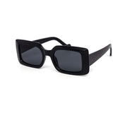 12 Pack: Trendy Minimalist Chunky Rectangle Wholesale Sunglasses