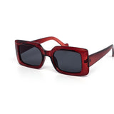 12 Pack: Trendy Minimalist Chunky Rectangle Wholesale Sunglasses