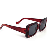 12 Pack: Trendy Minimalist Chunky Rectangle Wholesale Sunglasses