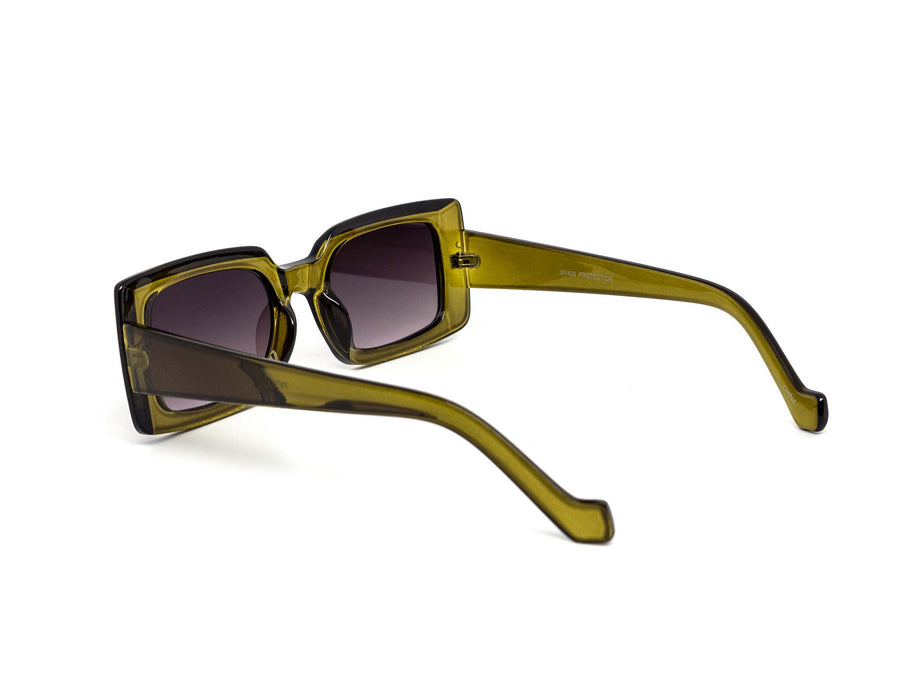 12 Pack: Trendy Minimalist Chunky Rectangle Wholesale Sunglasses