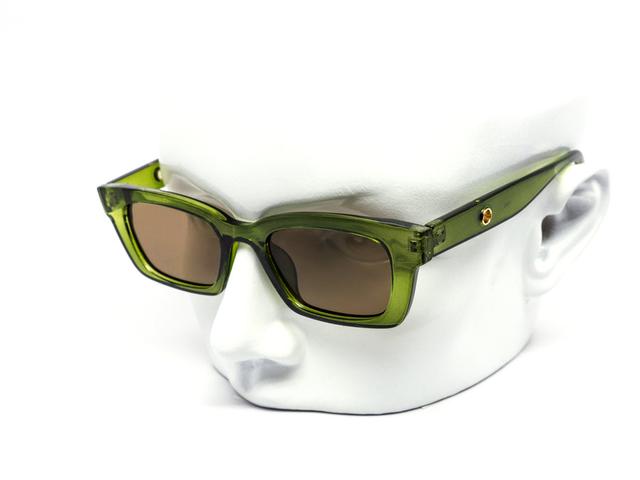 12 Pack: Modern Retro Petite Angular Gold Accented Wholesale Sunglasses