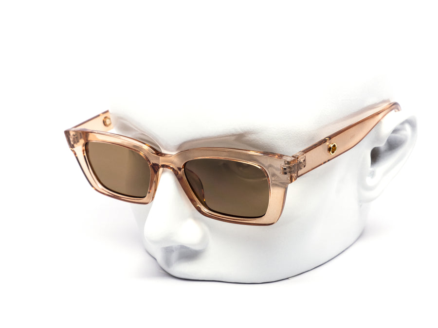 12 Pack: Modern Retro Petite Angular Gold Accented Wholesale Sunglasses