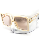 12 Pack: Oversized Modern Square Gradient Wholesale Sunglasses