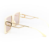 12 Pack: Oversized Modern Square Gradient Wholesale Sunglasses
