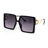 12 Pack: Oversized Modern Square Gradient Wholesale Sunglasses
