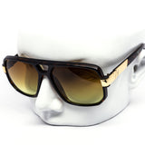 12 Pack: Retro Big Boss Aviator Duo-tone Wholesale Sunglasses